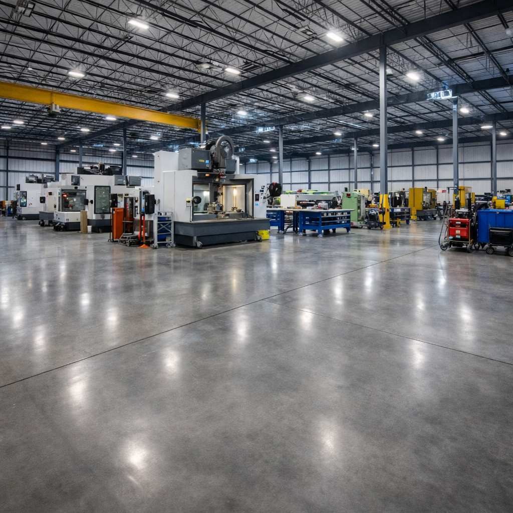 Radier para galpones y bodegas en Santiago