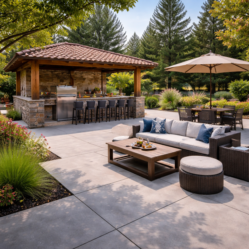 Radier para patios y terrazas en Santiago